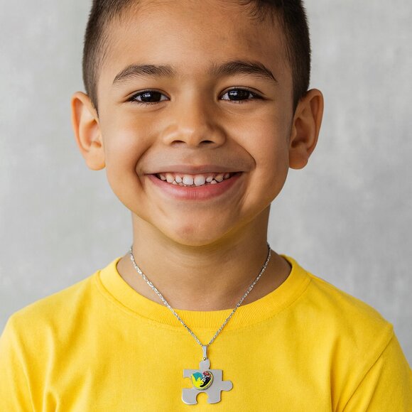 LOCKETIQUE♥ Other - MINI PENDANT LUXE SS - AUTISM ALERT